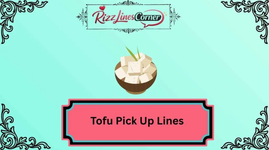 Tofu Pick Up Lines