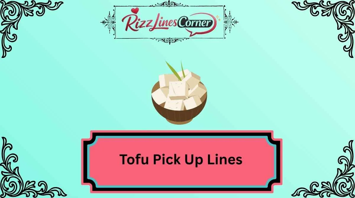 Tofu Pick Up Lines