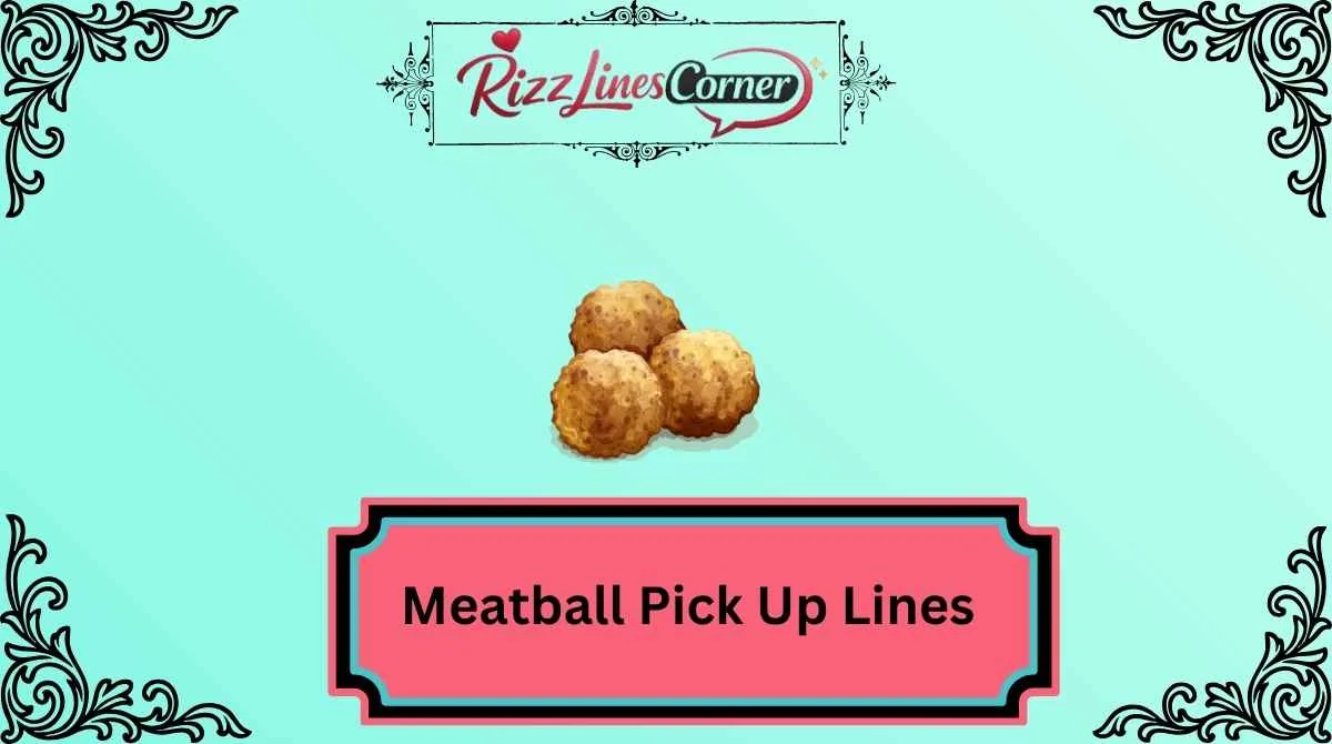 Meatball Pick Up Lines